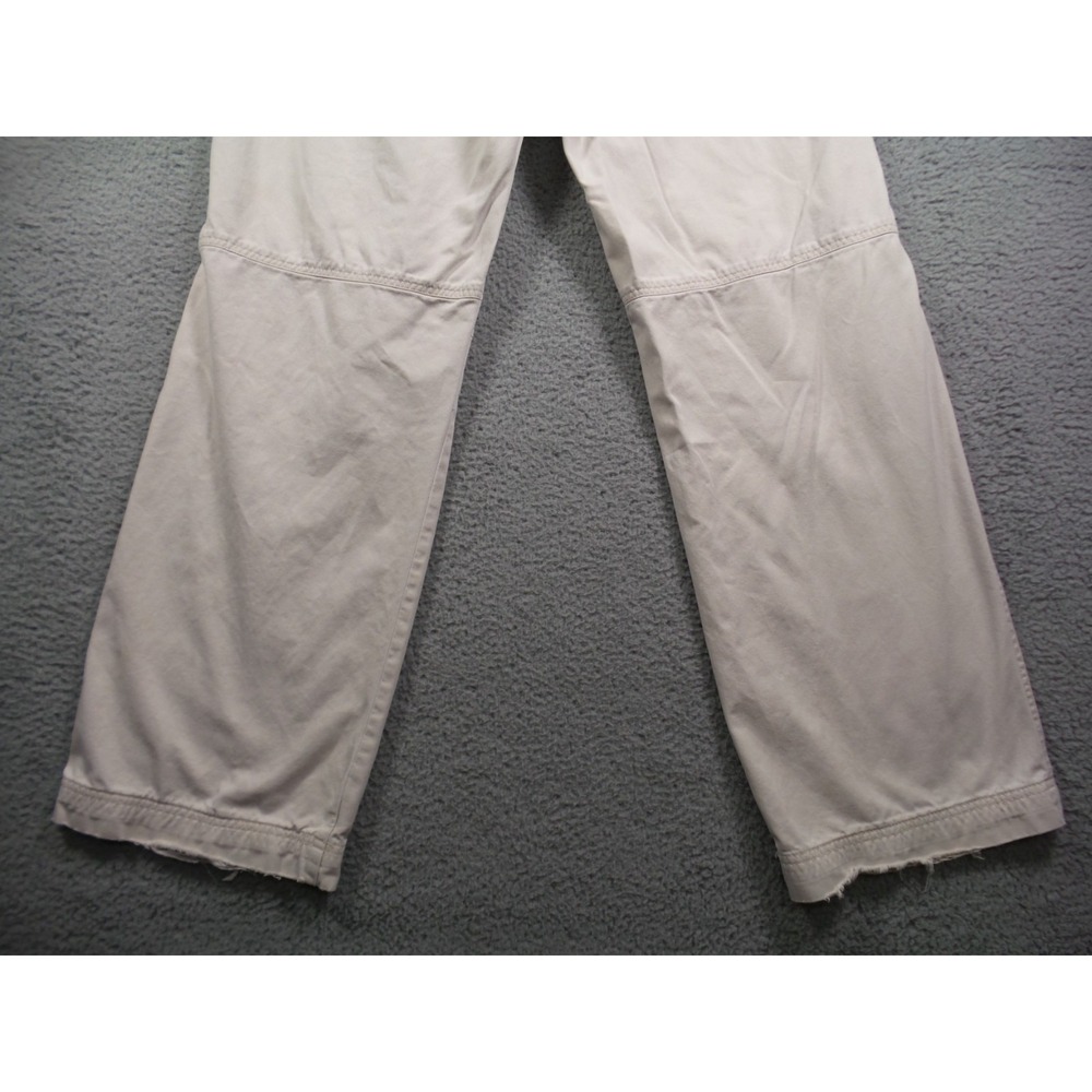 Vintage Polo Jeans Co Ralph Lauren Pants Mens Size 31x32 Beige Cargo Wide Leg - Picture 9 of 16